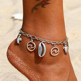 IPARAM Multi Layer Star Pendant Anklet Foot Chain 2019 New Summer Yoga Beach Leg Bracelet Charm Anklets Jewelry Gift