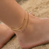 Imixlot Anklets Sandalia Feminina 2019 New Women Gril Tassel Chain Bells Sound Metal Anklet Ankle Bracelet Foot Jewelry Beach