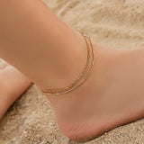 Imixlot Anklets Sandalia Feminina 2019 New Women Gril Tassel Chain Bells Sound Metal Anklet Ankle Bracelet Foot Jewelry Beach