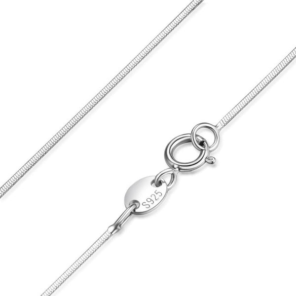 JewelryPalace 100% Genuine 925 Sterling Silver Necklace Ingot Twisted Trace Belcher Snake Bar Singapore Box Chain Necklace Women