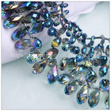 JuleeCrystal Teardrop Beads Colorful All Size Available Crystal Glass Beads For Jewelry Making