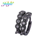 Juya Women's Wedding Jewelry Components Handmade Cubic Zirconia Earring Hooks & Clasps Accessories For Earrings Jewerly Making