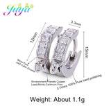 Juya Women's Wedding Jewelry Components Handmade Cubic Zirconia Earring Hooks & Clasps Accessories For Earrings Jewerly Making