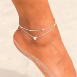 KISSWIFE Ankle Chain Pineapple Pendant Anklet Beaded 2018 Summer Beach Foot Jewelry Fashion Style Anklets for Women