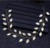 KMVEXO Hair Accessories 2019 Wedding Bridal Headband Leaves Hairband Women Head Ornament Ladies Hairs Jewelry