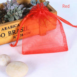 Kejialai 7x9 10x12 10x15 13x18cm 50pcs 17 Colors Jewelry Bag Wedding Gift Organza Jewelry Bag Display Packaging Jewelry Pouches