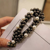 Korean Simulated Pearl Hair Barrette For Women Fashion Full Beads Clip HairPins Gift for Girl Hair Accessories Handmade Jewelry