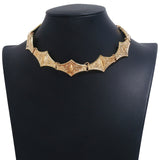 LZHLQ Black Choker Necklace 2020 Women Metal Geometric Punk Gothic Retro Collar Maxi Necklace Fashion Brand Jewelry Accessories