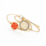 Charm Enamel Bangle Sets