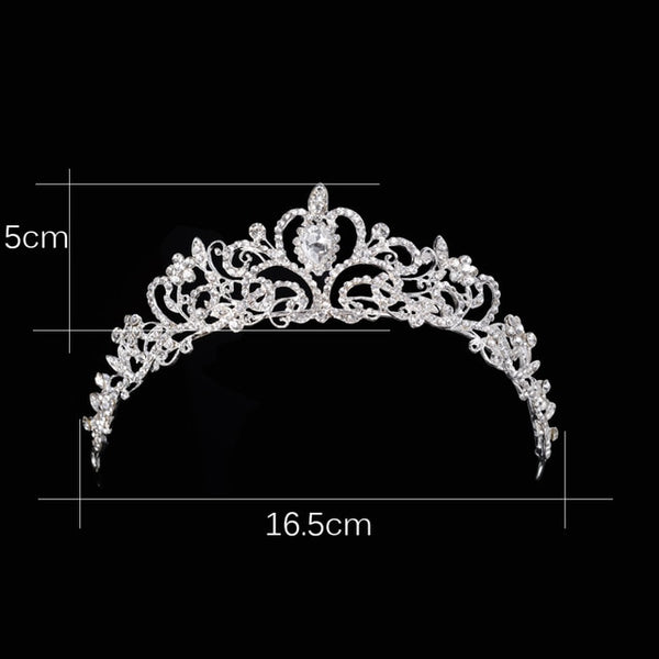 Luxury Wedding Bridal Austria Crystal Tiara Crowns Princess Queen Party Prom Rhinestone Tiara Headband Hair Jewelry Accessories