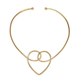 MANILAI Geometric Alloy Chokers Necklaces For Women Fashion Jewelry Bib Collar Necklace Statement Punk Design