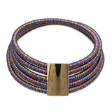 MANILAI Hot Boho Collar Necklace Jewelry Sets Fashion Magnetism Button Multilayer Choker Necklaces Bracelets Set Women Bijoux