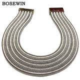 MANILAI Hot Boho Collar Necklace Jewelry Sets Fashion Magnetism Button Multilayer Choker Necklaces Bracelets Set Women Bijoux