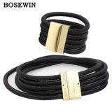 MANILAI Hot Boho Collar Necklace Jewelry Sets Fashion Magnetism Button Multilayer Choker Necklaces Bracelets Set Women Bijoux