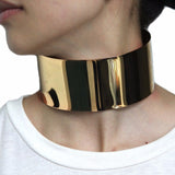 MANILAI Punk Alloy Torque Choker Necklaces For Women New Design Maxi Jewelry Big Collar Statement Necklace Collier Femme CE4316