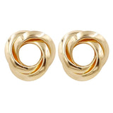 MISANANRYNE Classic Design Gold Color AAA CZ Wedding Hoop Earrings for Women Fashion jewelry Design Gift Accessories