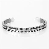 Mcllroy bangle men/women/cuff/love/bracelets & bangles open stainless steel titanium gold bangle couple bracelet jewelry viking