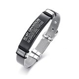 Meaeguet Personalized Bangle Men's Slide Mesh Bracelet Silver Customized Name Wristband Stainless Steel Male Bileklik Pulseira