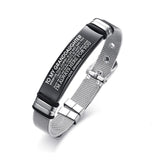 Meaeguet Personalized Bangle Men's Slide Mesh Bracelet Silver Customized Name Wristband Stainless Steel Male Bileklik Pulseira