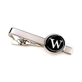 Men Fashion 26 Alphabet Letters Tie Clips Personality Name Letters Jewelry Men Necktie Clip Pin Suit Accessories