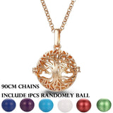 Mexico Chime Music Angel Ball Caller Locket Necklace Vintage Pregnancy Necklace Aromatherapy Essential Oil Diffuser Accessories