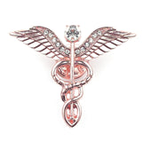 Microscope Brooch Medical Pin Biology Molecular Badge Brooches For Women Men Doctor Nurse Medical Stethoscope Chemistry Jewelry