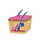 Microscope Brooch Medical Pin Biology Molecular Badge Brooches For Women Men Doctor Nurse Medical Stethoscope Chemistry Jewelry