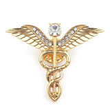 Microscope Brooch Medical Pin Biology Molecular Badge Brooches For Women Men Doctor Nurse Medical Stethoscope Chemistry Jewelry
