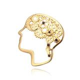 Microscope Brooch Medical Pin Biology Molecular Badge Brooches For Women Men Doctor Nurse Medical Stethoscope Chemistry Jewelry