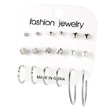 Minimalist Mixed Small Earrings Set Simple Geometric Stud Earrings for Women Girls Tiny Ear Studs Pendientes Kleine Oorbellen