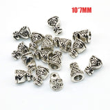 Mixed Size Wholesale 50pcs/lot Trumpet Petunia Flower Bead Caps Conical End Beads Cup Charms Jewelry Findings Components