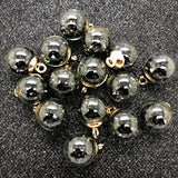 NEW 10PCS 16MM Mini Glass Bottles with Beads Pendant Ornaments Jewelry Making