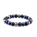 Natural Black Obsidian Hematite Tiger Eye Beads Bracelets Men for Magnetic Health Protection Women Jewelry Pulsera Hombre