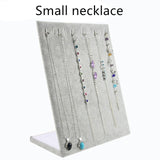 Necklace Pendant Display Stand Women Jewelry Organizer Holder Storage Case Bracelet Display Rack