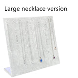 Necklace Pendant Display Stand Women Jewelry Organizer Holder Storage Case Bracelet Display Rack