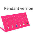 Necklace Pendant Display Stand Women Jewelry Organizer Holder Storage Case Bracelet Display Rack