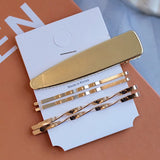 New 2019 Women Barrettes Set Pearl Hair Clip Pins Gold Fashion Jewelry Accessories Mujer Headwear Wedding for Girl Gift Oranment