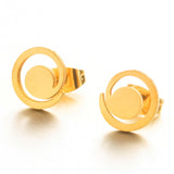 New Earrings Fashion Simple Stud Earrings Personality Trendy Three ways to wear Triangle Earring Wholesale Jewelry Womens Earing