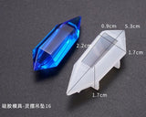 New Transparent Silicone Mould Dried Flower Resin Decorative Craft DIY Crystal pendulum Mold epoxy resin molds for jewelry