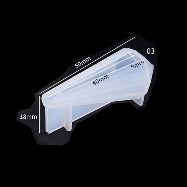 New Transparent Silicone Mould Dried Flower Resin Decorative Craft DIY Crystal pendulum Mold epoxy resin molds for jewelry