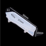 New Transparent Silicone Mould Dried Flower Resin Decorative Craft DIY Crystal pendulum Mold epoxy resin molds for jewelry