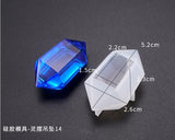 New Transparent Silicone Mould Dried Flower Resin Decorative Craft DIY Crystal pendulum Mold epoxy resin molds for jewelry