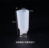 New Transparent Silicone Mould Dried Flower Resin Decorative Craft DIY Crystal pendulum Mold epoxy resin molds for jewelry