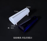 New Transparent Silicone Mould Dried Flower Resin Decorative Craft DIY Crystal pendulum Mold epoxy resin molds for jewelry