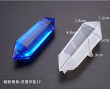 New Transparent Silicone Mould Dried Flower Resin Decorative Craft DIY Crystal pendulum Mold epoxy resin molds for jewelry