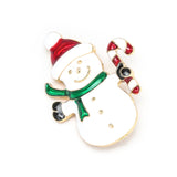 New Year Fashion Christmas Boots Brooch Santa Claus Shoes Carriage Rhinestone Brooch Jewelry for Christmas Color Stone Brooch