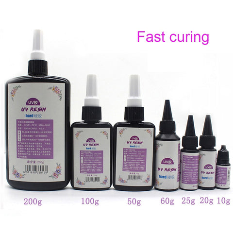 Newly DIY UV Ultraviolet Resin Gel Curing Resin Curing Solution Quick-drying Non-toxic Sunlight Activated Hard dg88