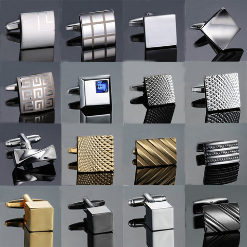 Novelty cuff links stainless steel Old craftsman hand Laser engraving cufflinks mans French suit accessories Jewellery
