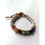 OAIITE  7 Chakra Round Beads Natural Stone Bracelet  For Women Men Healing Balance Therapy Yoga Jewelry Chakra Prayer Adjustable