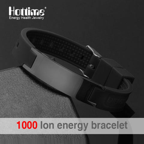 Power Energy Wristbands Balance Ion Magnetic Therapy Fashion Silicone Bands Bracelets Therapy Body Keep Your Healty Healing Pain